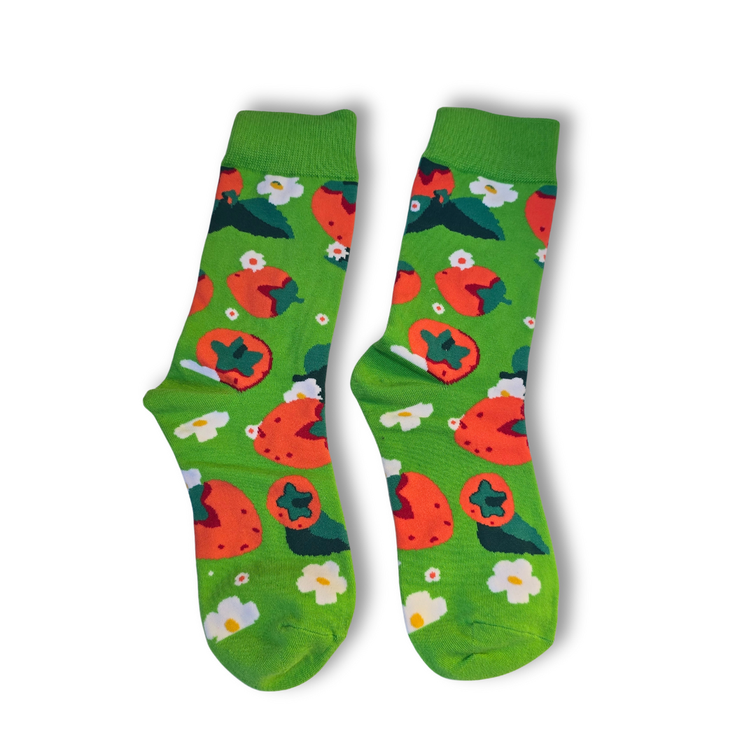 Calcetas “Fresa Salvaje” 🍓🌼