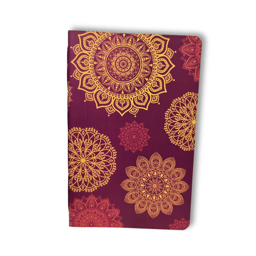 Libreta Delgada Mandalas Rosas