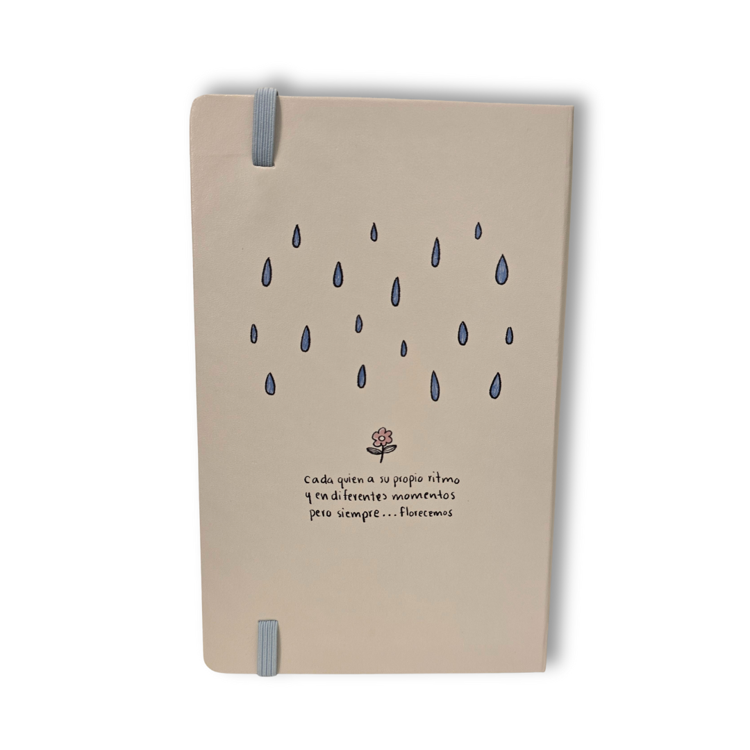🌸 Libreta Ilustrada - “Ayer llovĂ tanto, que hoy florecĂ” – Anna con doble ene