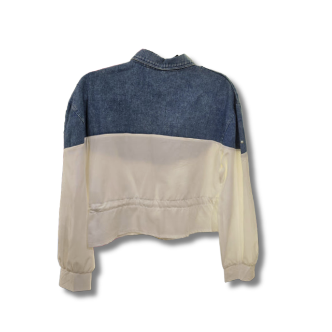 Camisola Mezclilla Con Blanco