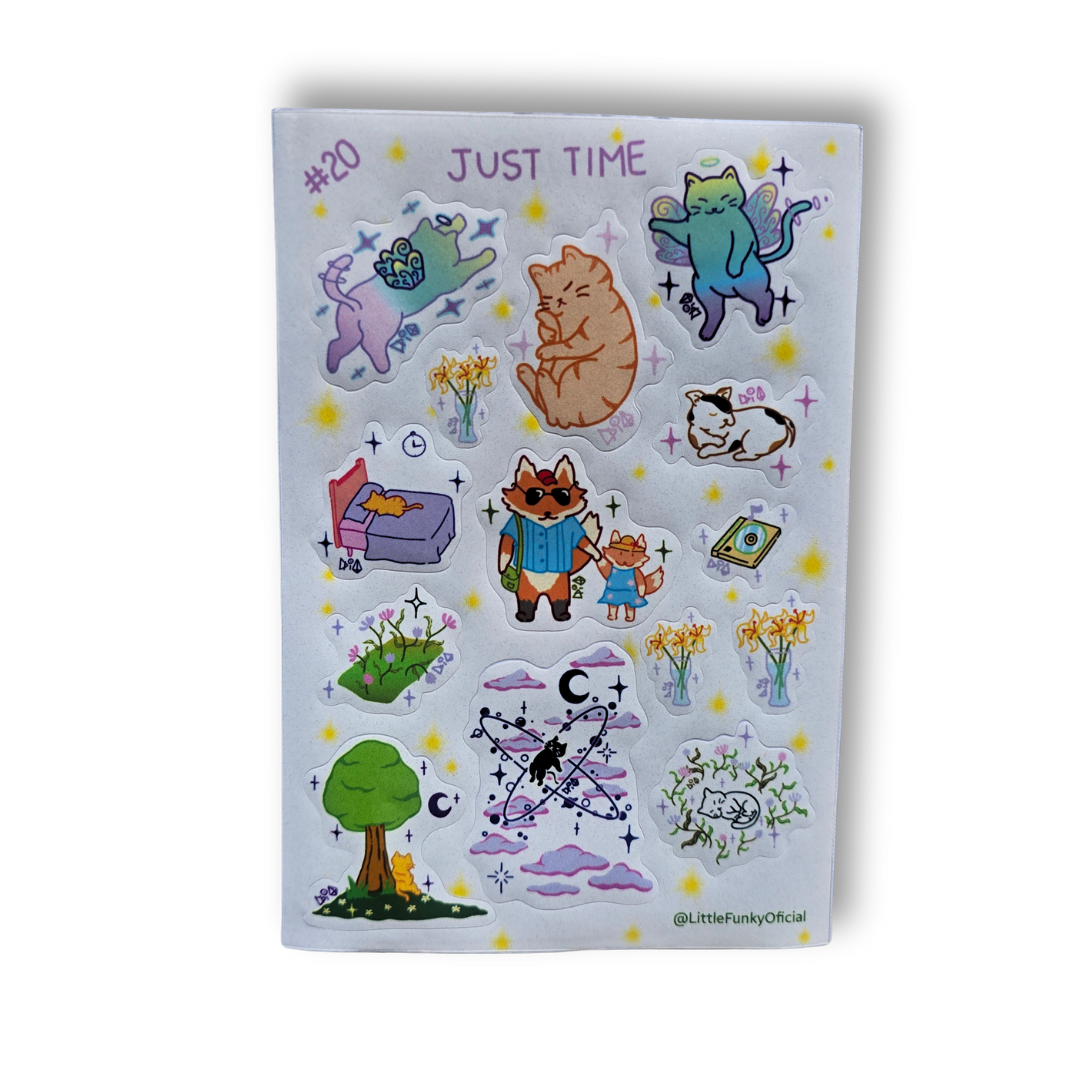 Planilla Stickers | # 20 | Just Time