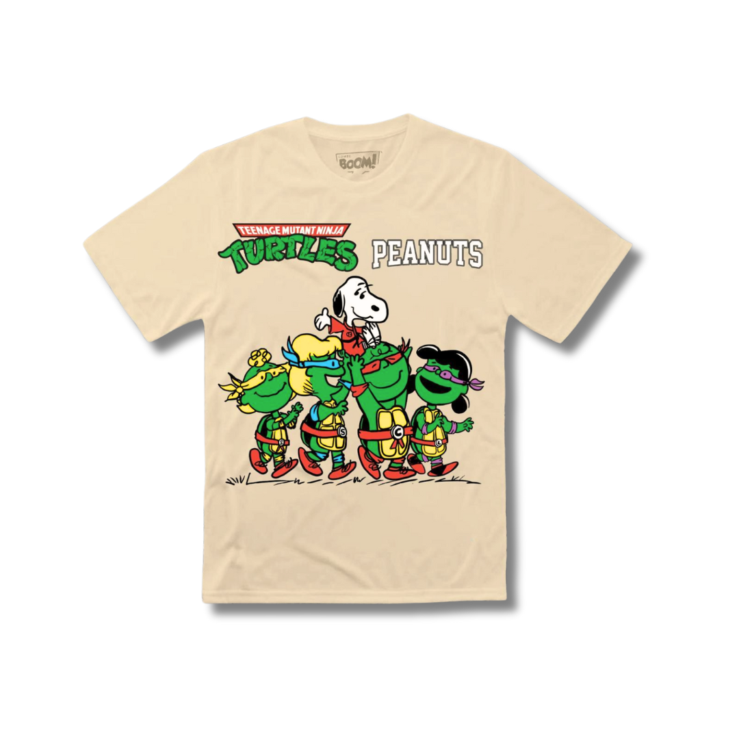 Playera Unisex Snoopy con Tortugas Ninja