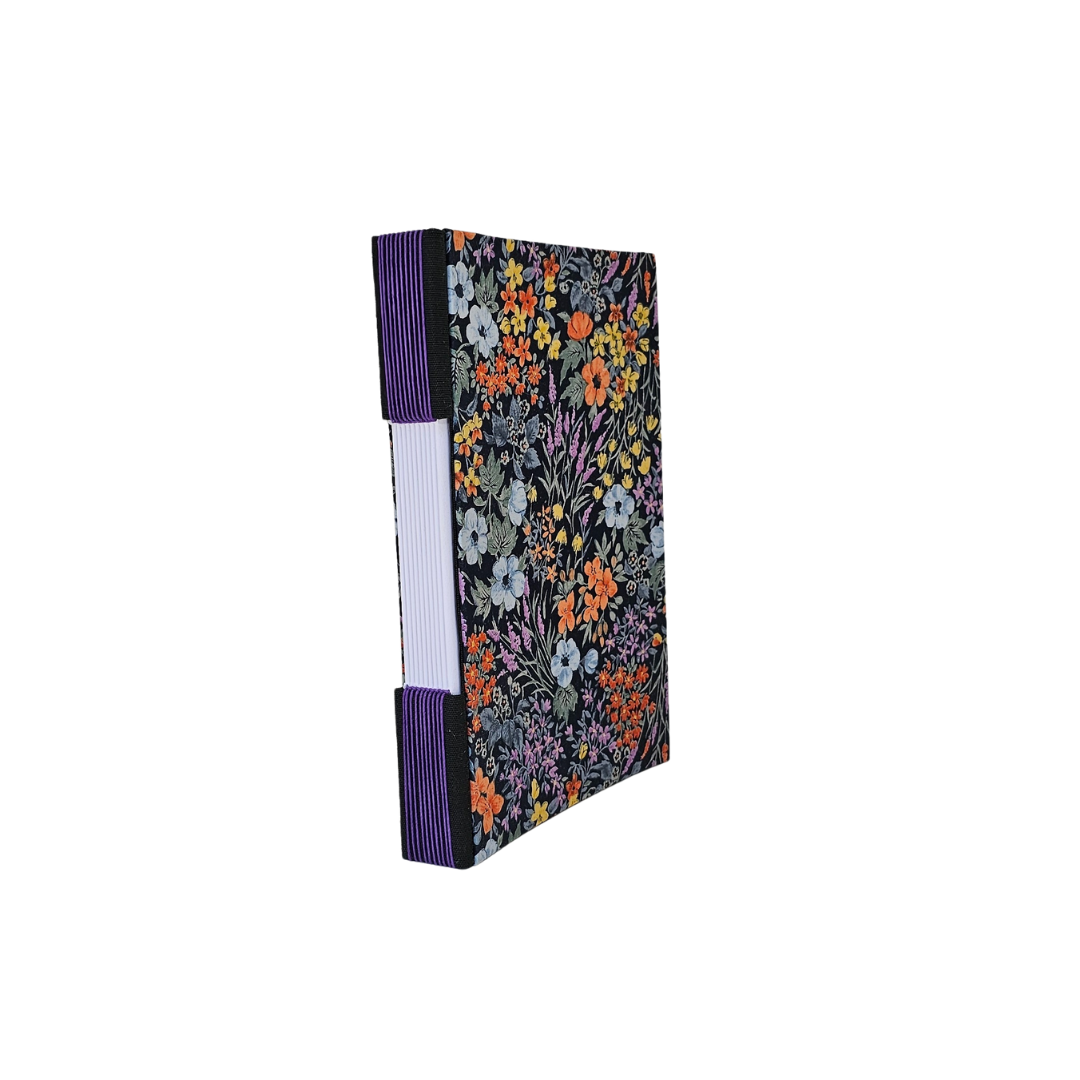 Libreta Pasta Dura Cosida | Flores