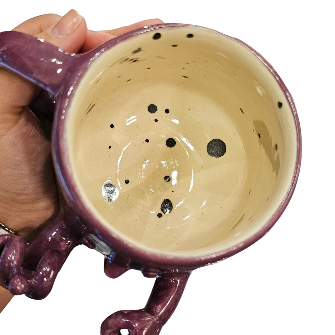 Taza Ceramica | Morada Doble Mano