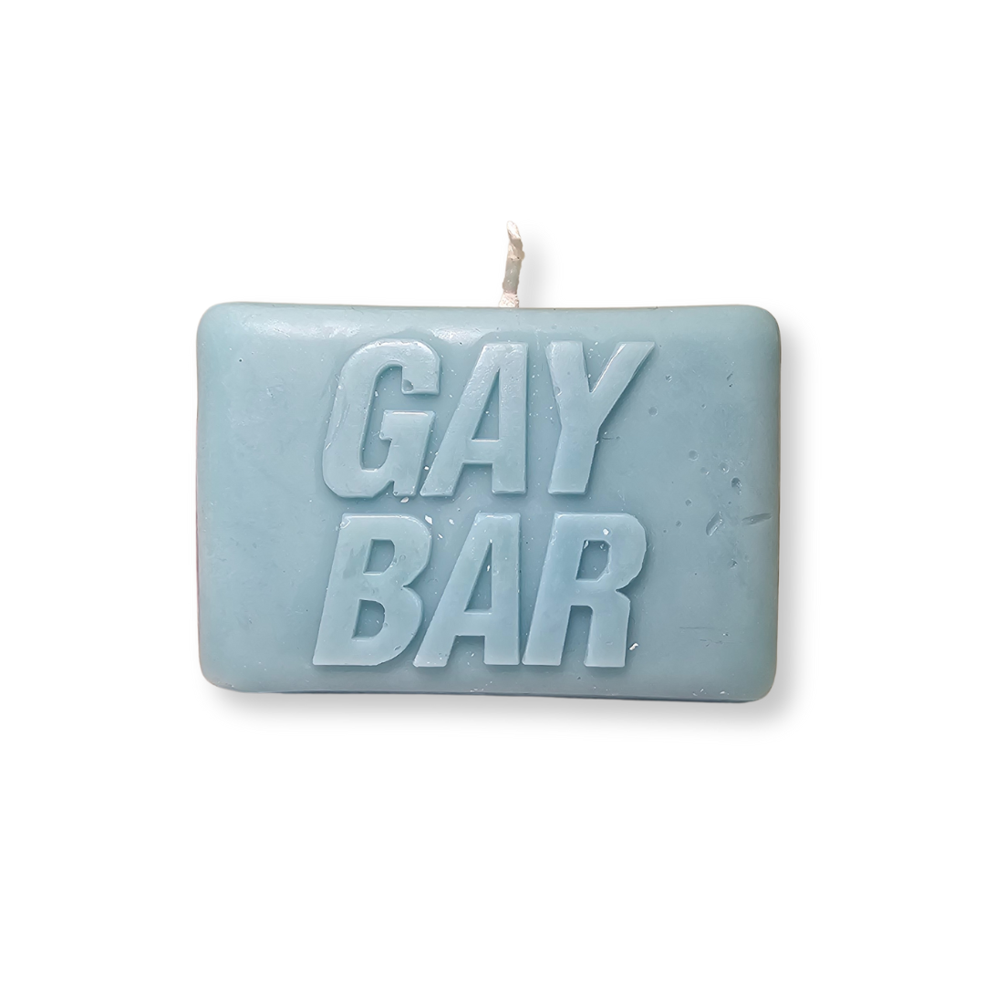 Vela Gay Bar Verde Azulado