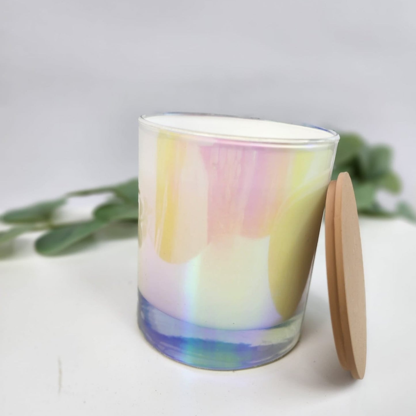 Vela - Banana Vaso Tornasol Blanco