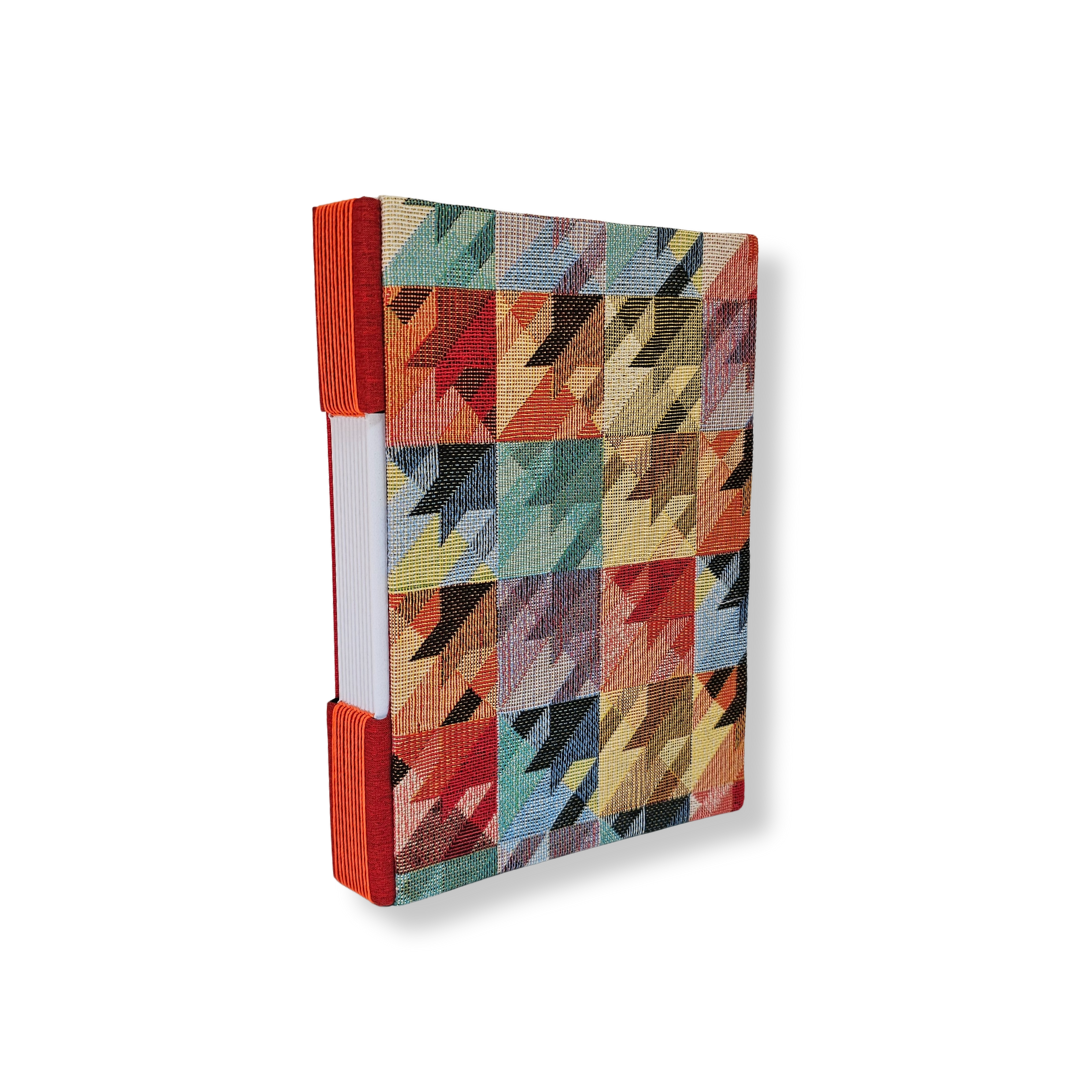 Libreta Pasta Dura Cosida | "Pixel & Trama" | Rayas