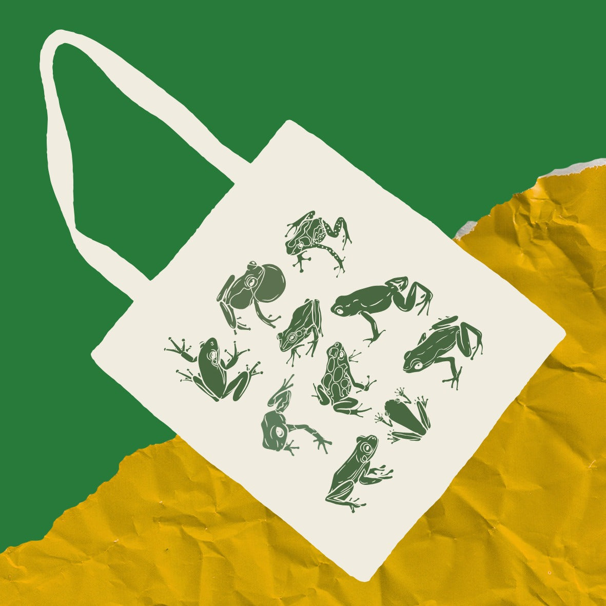 Tote de Manta | Ranas Monocromáticas