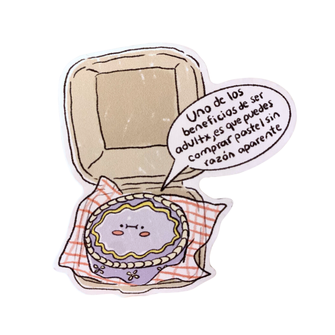 Sticker Beneficios de Ser Adultx