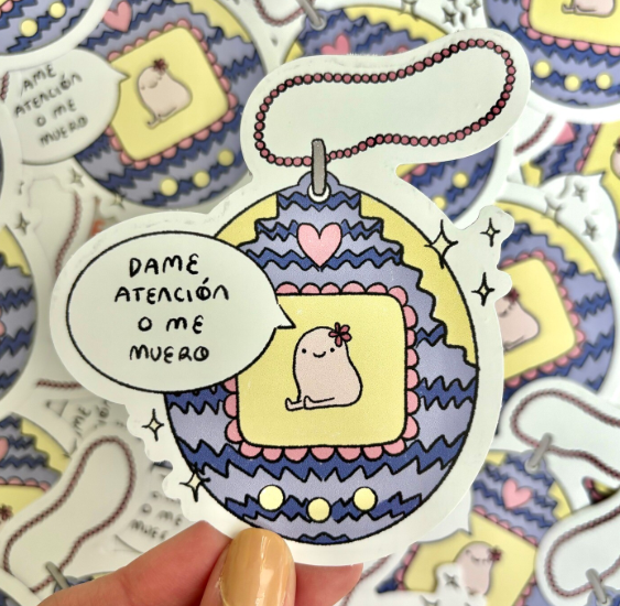 Sticker Dame Atención