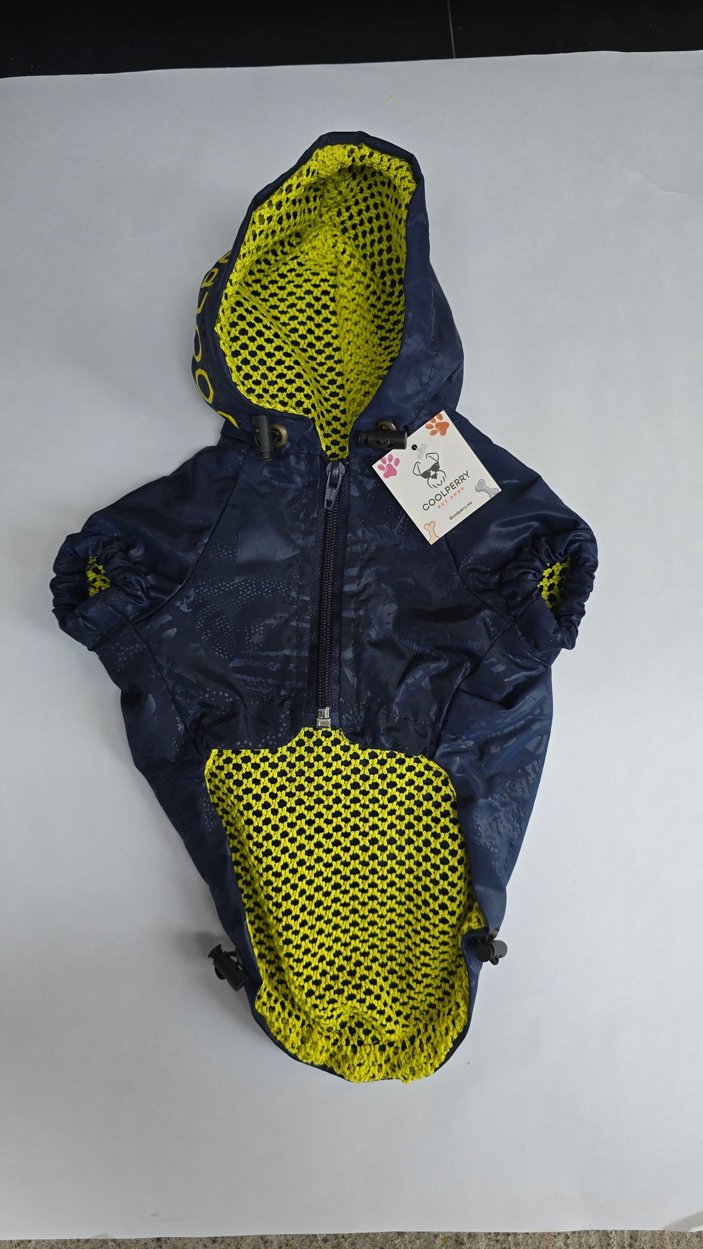 Impermeable NO BAD DAYS Azul para Perrito
