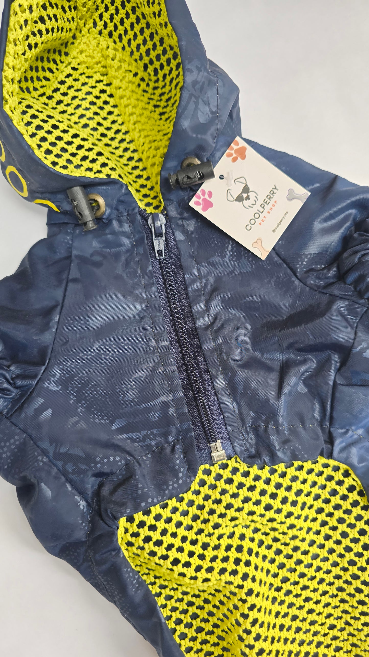 Impermeable NO BAD DAYS Azul para Perrito