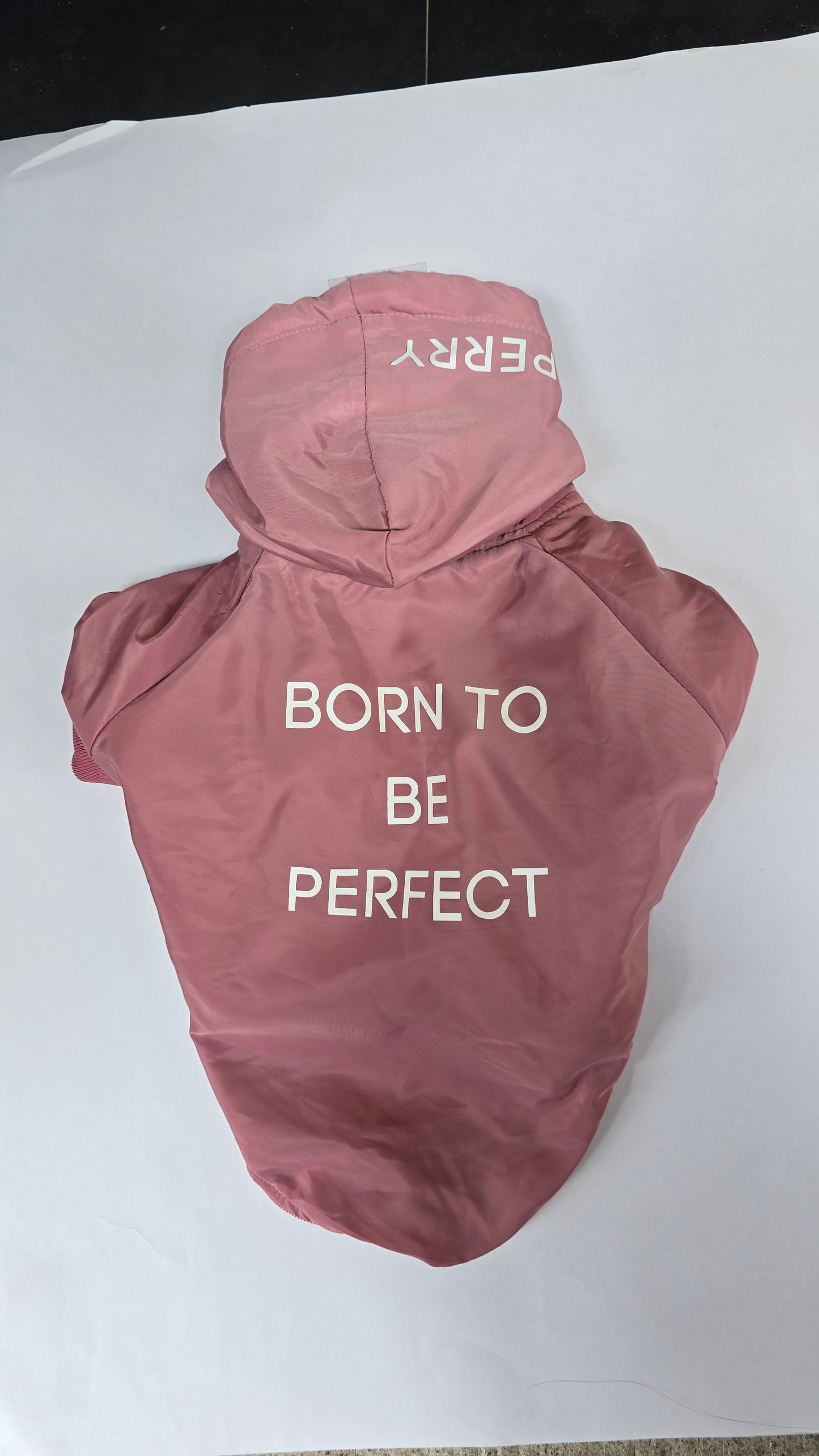 Chamarra Born To Be Perfect Rosa Para Perrito