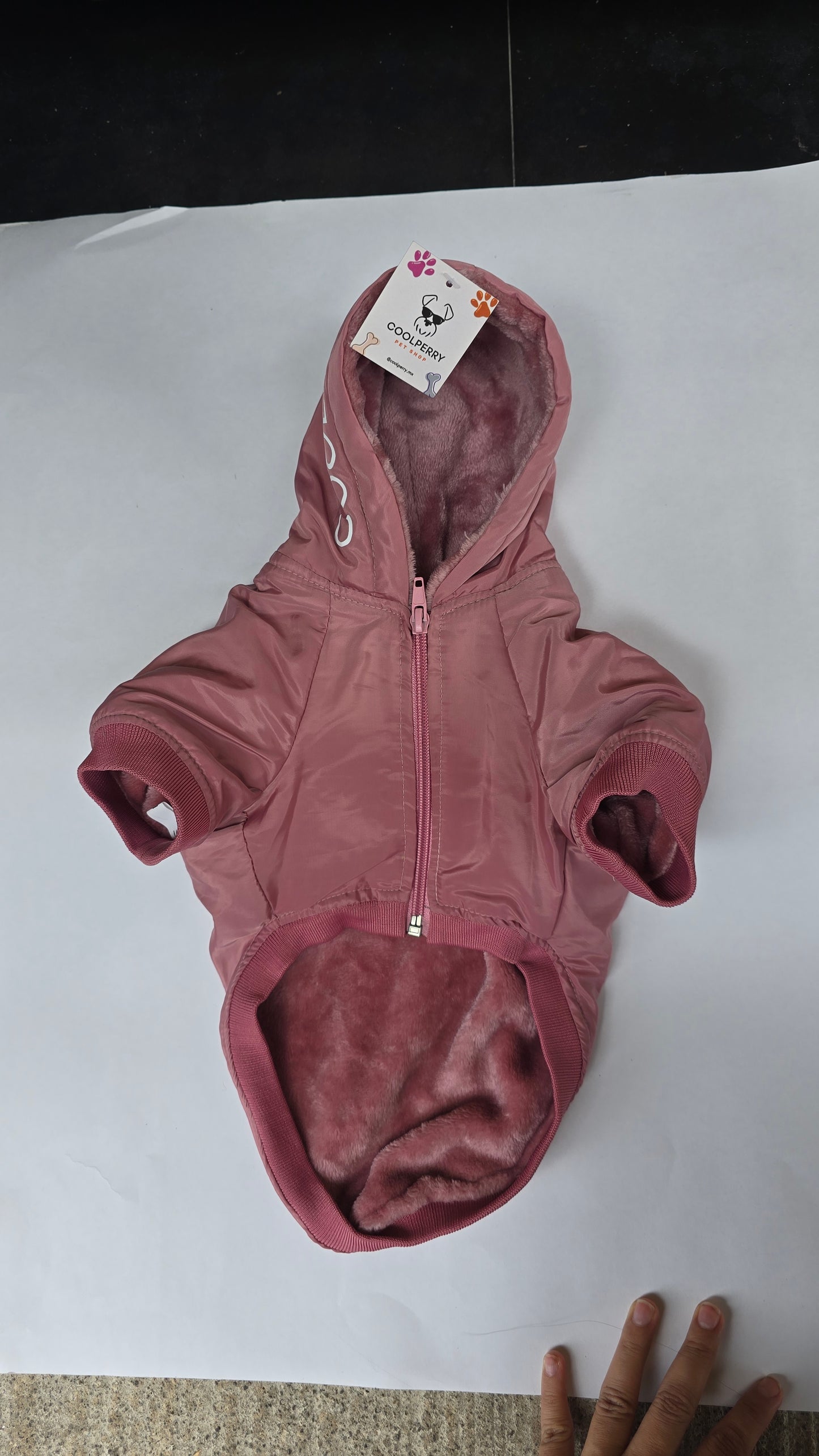 Chamarra Born To Be Perfect Rosa Para Perrito