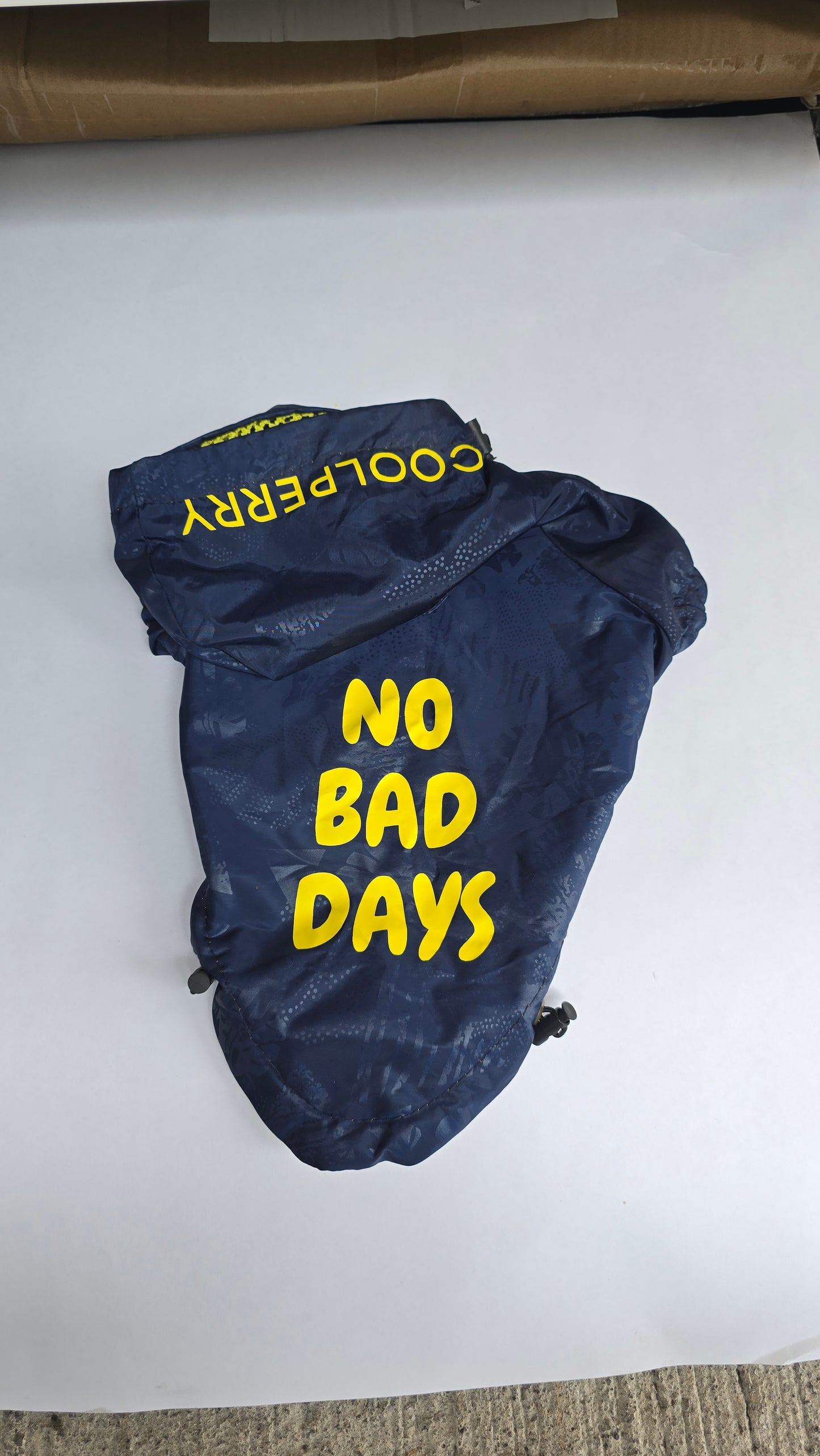Impermeable NO BAD DAYS Azul para Perrito