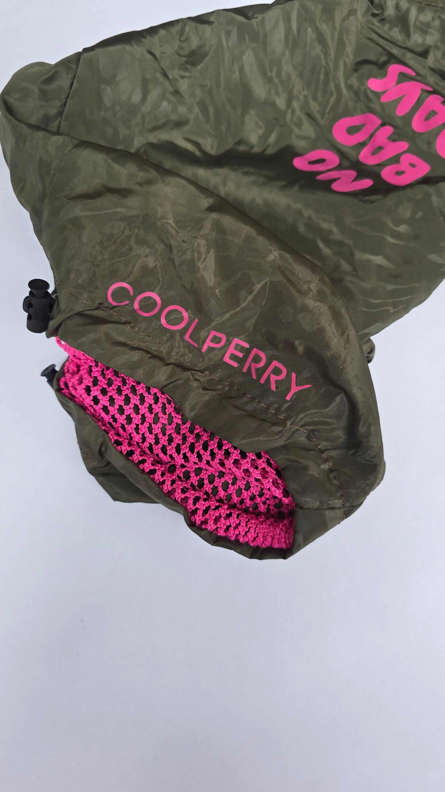 Impermeable NO BAD DAYS verde para Perrito