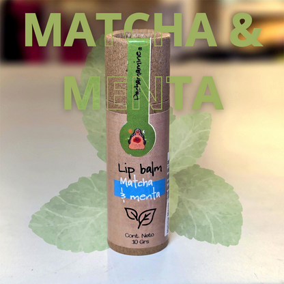 Lip Balm MATCHA & MENTA en Barra