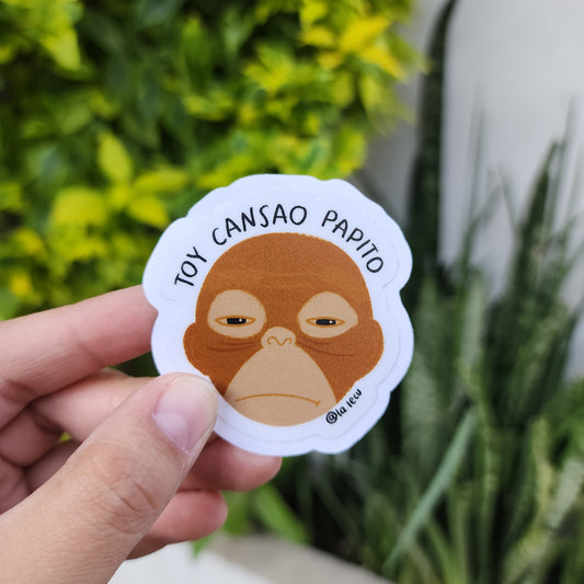 Sticker Toy Cansao
