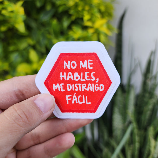 Sticker No me hables