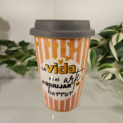 Vaso "La vida es... "