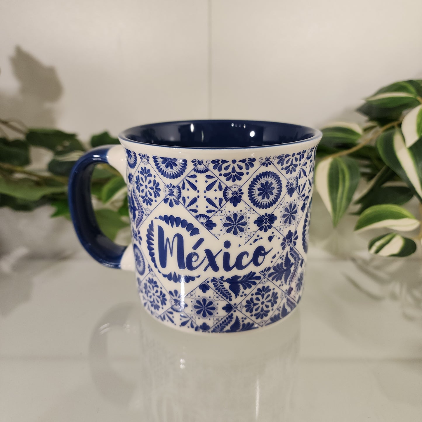 Taza Jumbo México Azul Marino