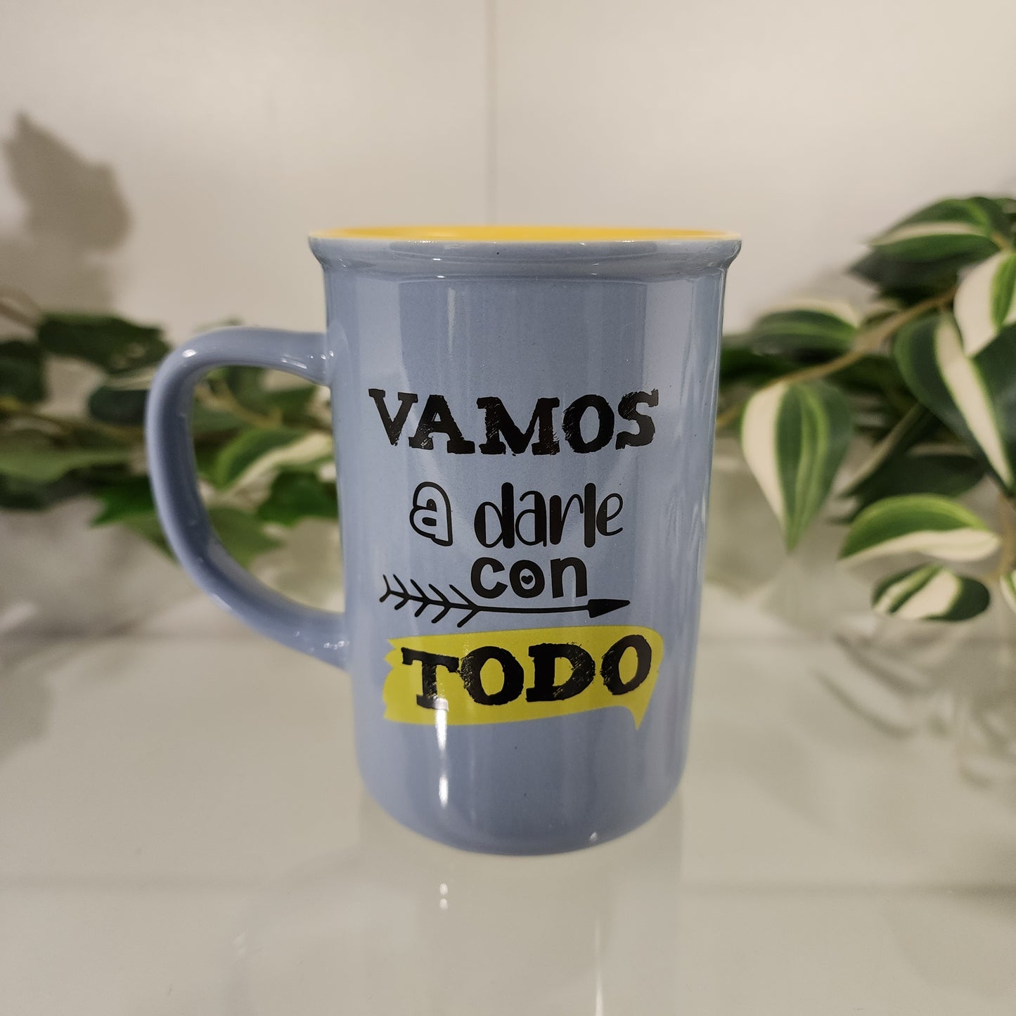 Taza "Vamos a darle con TODO"