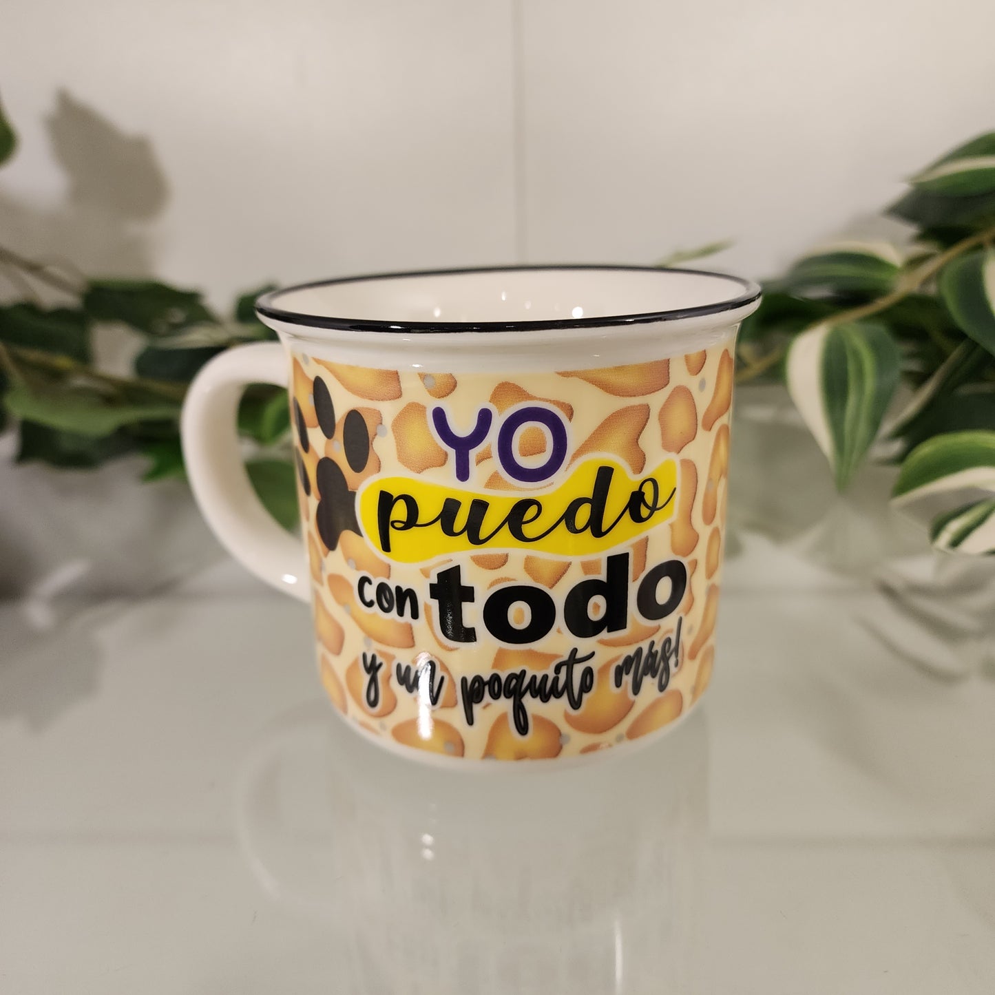 Taza "Yo puedo con todo"