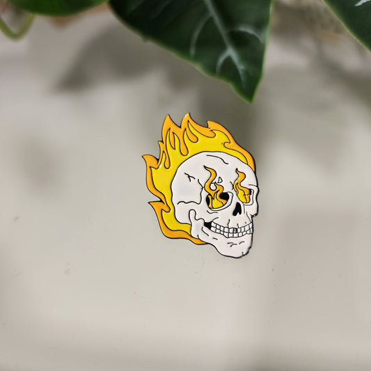 Pin Craneo Fuego