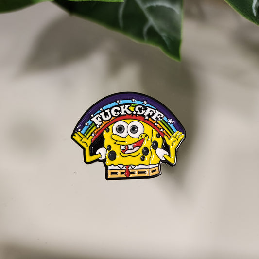 Pin Bob Esponja Fuck Off