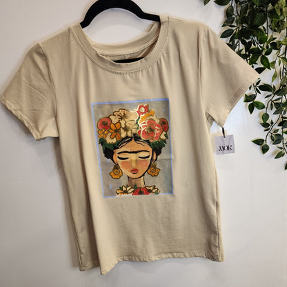 Playera Frida Oro