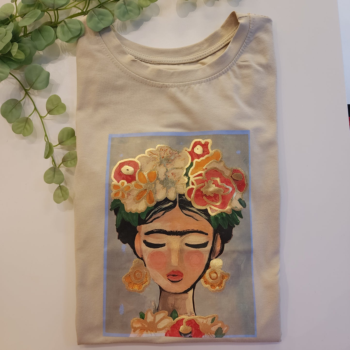 Playera Frida Oro