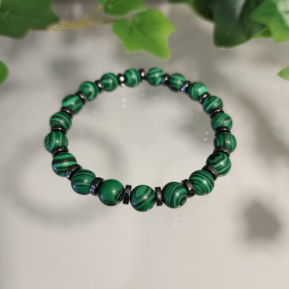 Pulsera Malaquita - Hematita