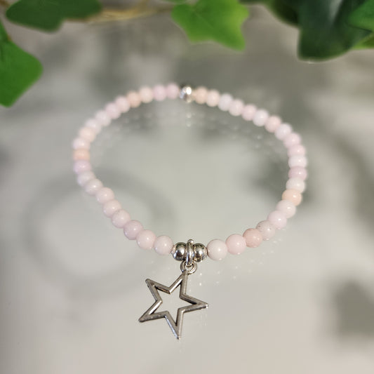 Pulsera Cuarzo Rosa Estrella