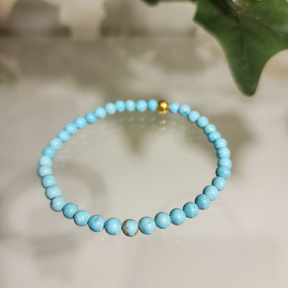 Pulsera Turquesa 4mm