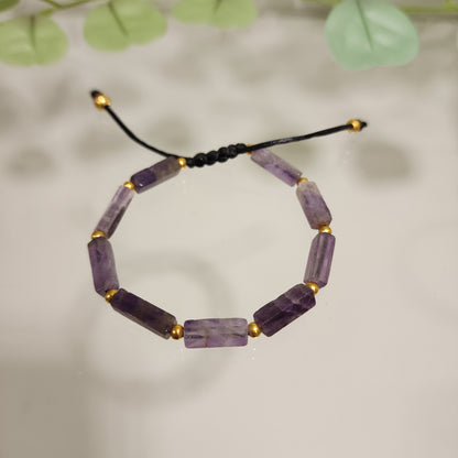 Pulsera Amatista con bolitas