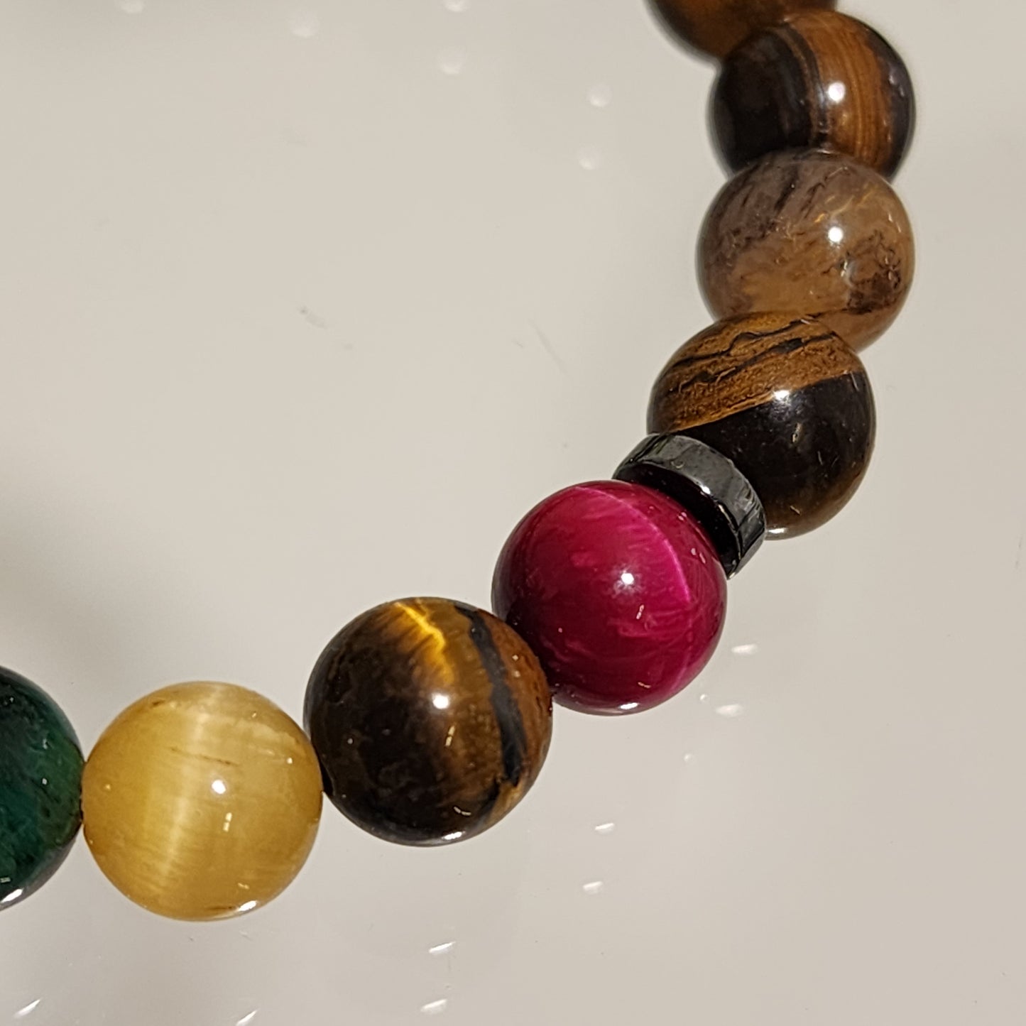 Pulsera Chakras - Ojo de Tigre