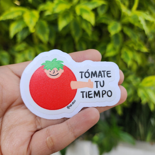 Sticker Tomate Tu Tiempo
