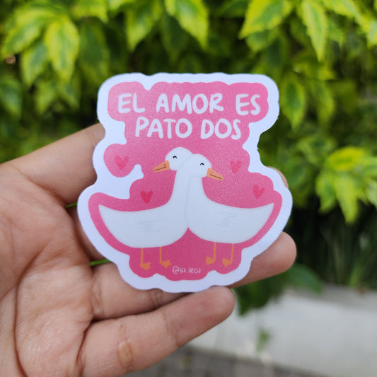 Sticker El Amor Es Pato Dos