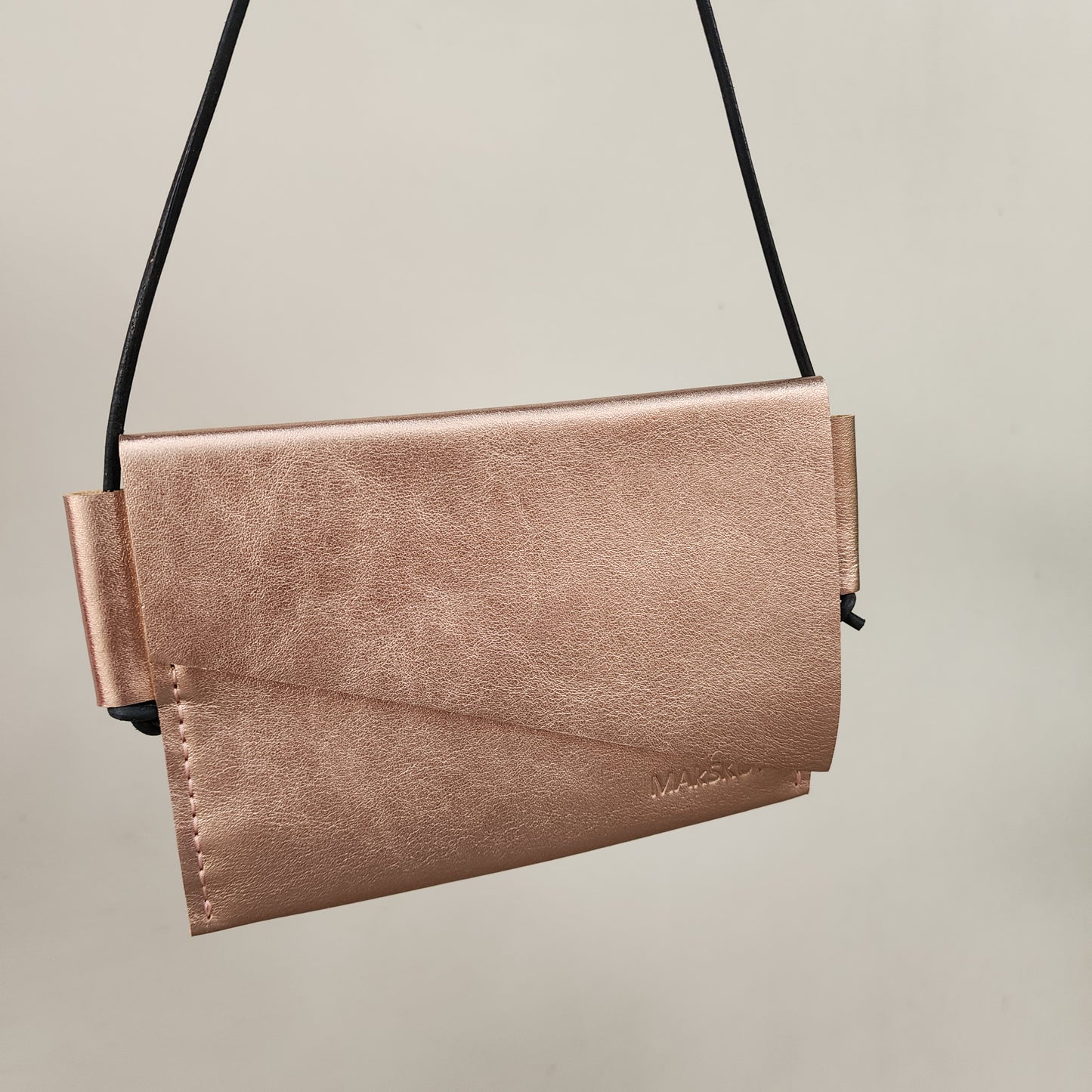 Crossbody de Piel Rose Gold