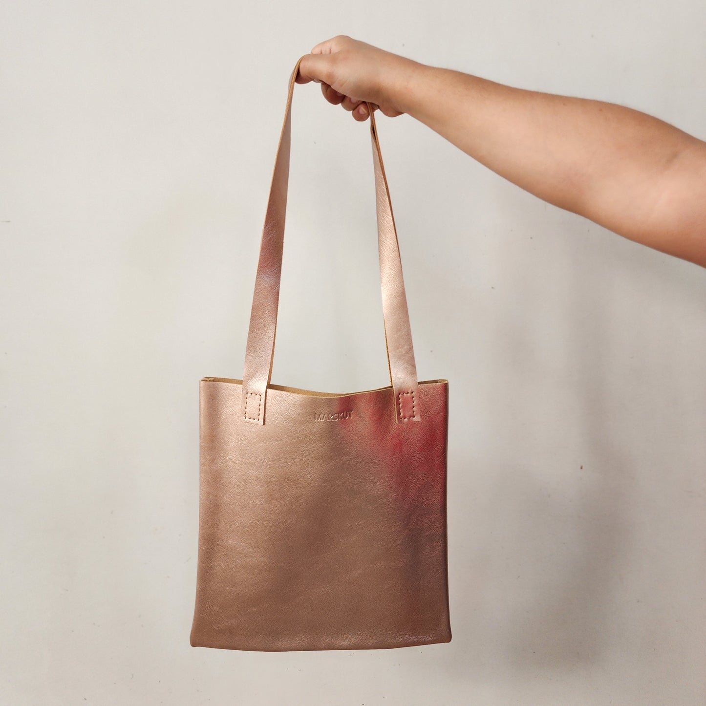 Tote de Piel Rose Gold Chica