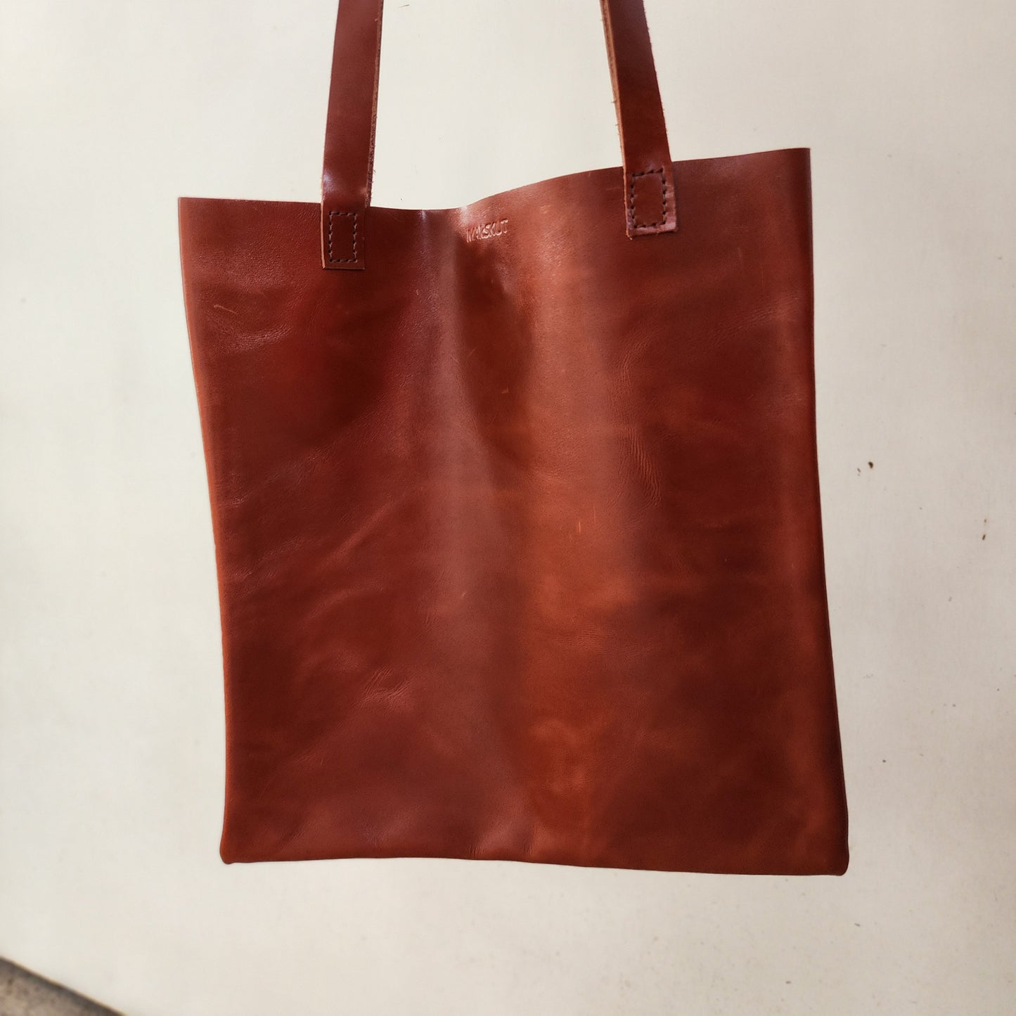 Tote de Piel Cafe Grande