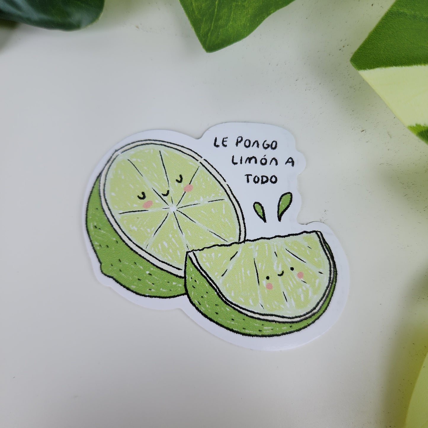 Sticker Le Pongo Limón a Todo