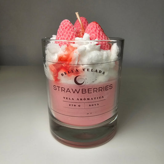 Vela - Fresas con Crema