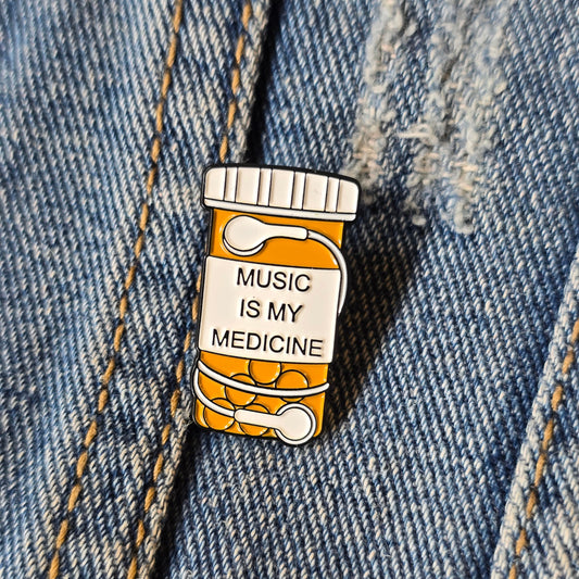 Pin Music Is My Medicine