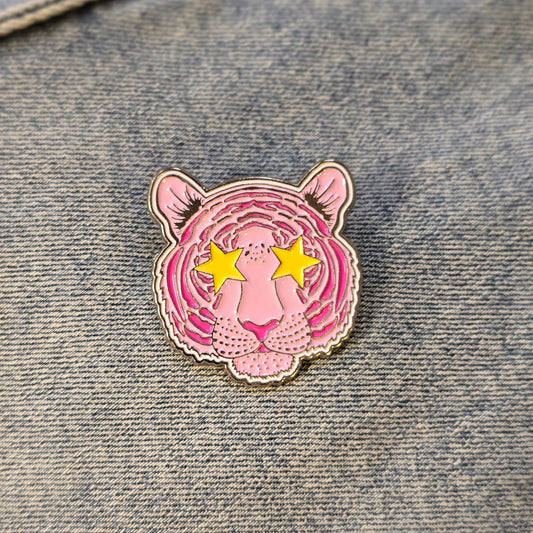 Pin Tigre Rosa