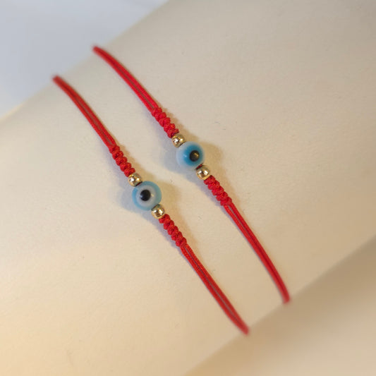 Pulsera Hilo Rojo con Ojo Bola