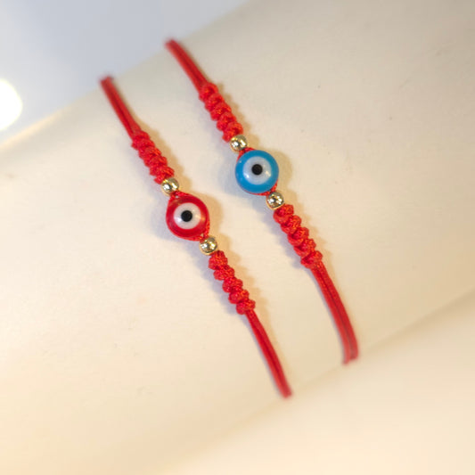 Pulsera Hilo Rojo con Ojo Mediano