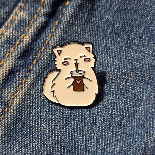 Pin Cat Coffe