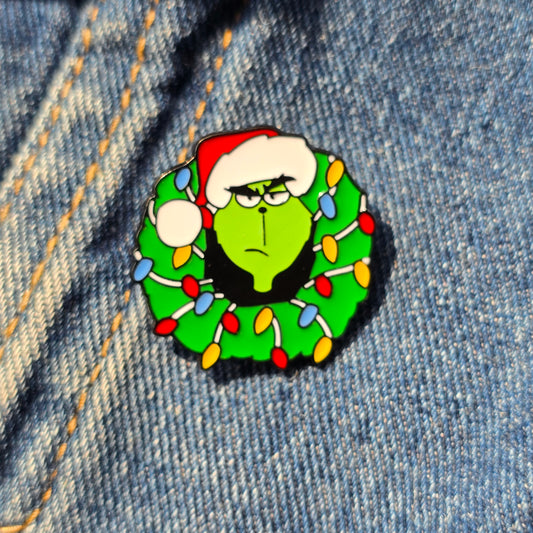 Pin  Corona Grinch