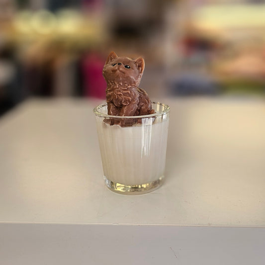 Vela - Mini  Gatito Chocolate